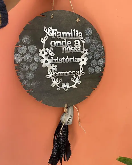 Guirlanda de Porta Famila