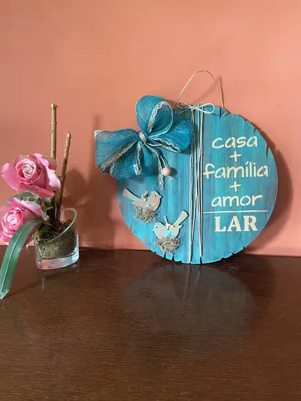 Guirlanda de Porta Família Lar