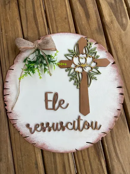 Guirlanda Páscoa Cristã