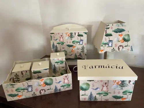 Kit Higiene Bebê Floresta Encantada