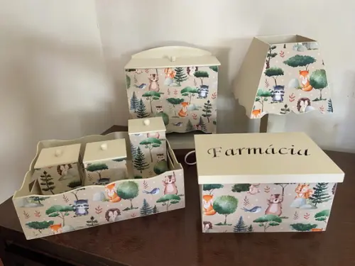 Kit Higiene Bebê Floresta Encantada