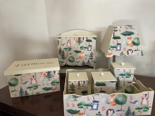 Kit Higiene Bebê Floresta Encantada