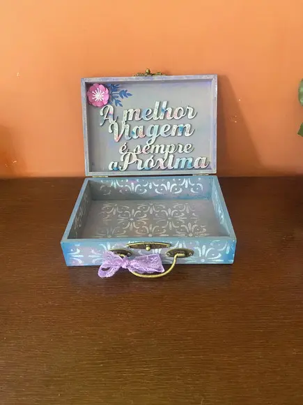 Maleta em mdf Meninas