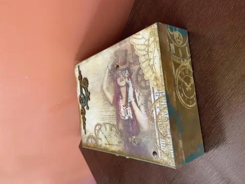 Maleta Steampunk Decorativa