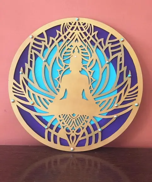 Mandala Buda na Lótus