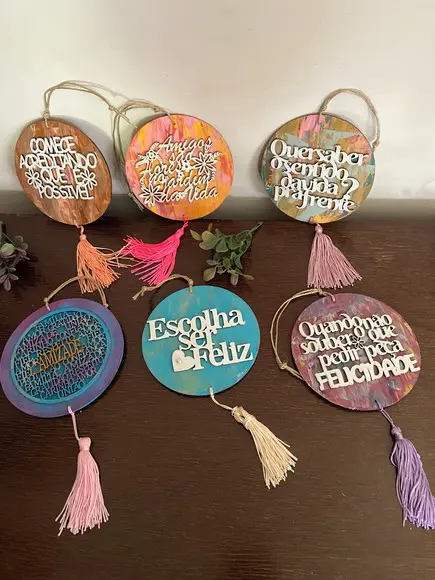 Mandalas com Frases Motivacionais