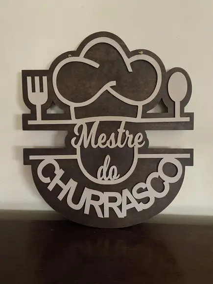 Mestre Churrasqueiro Placa