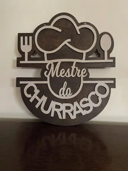 Mestre Churrasqueiro Placa