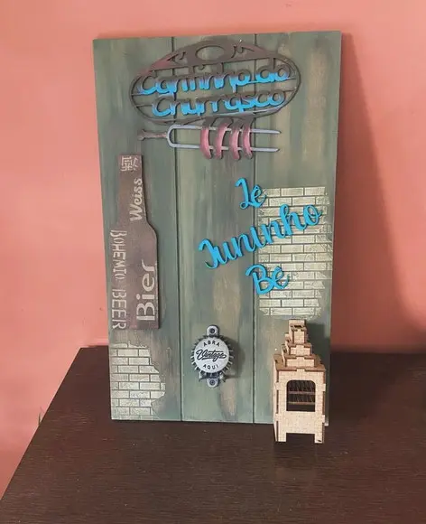 Placa de Churrasco Personalizada
