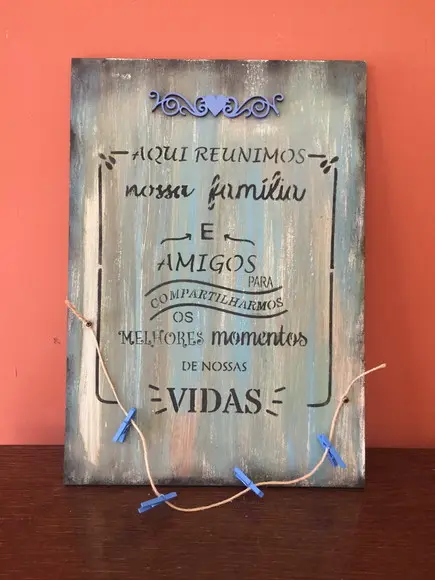 Placa Decorativa Amigos