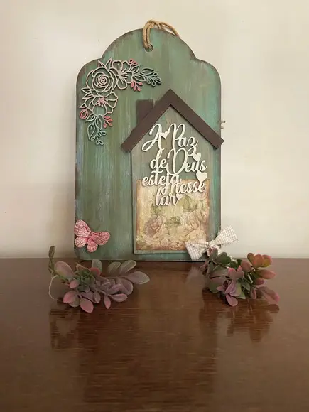 Placa Decorativa de Porta