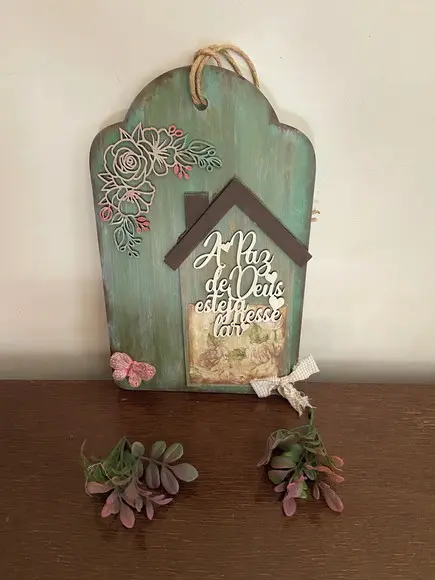 Placa Decorativa de Porta