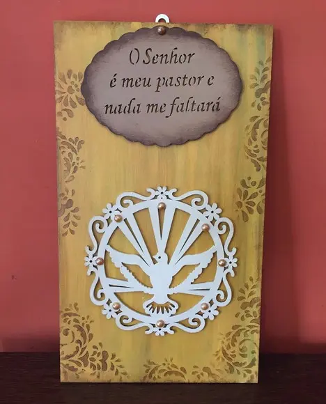 Placa Decorativa Espírito Santo