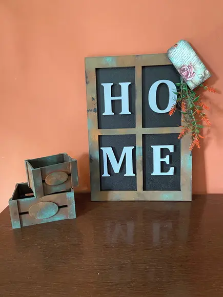 Placa Decorativa Home
