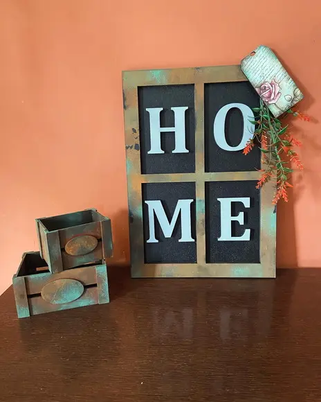 Placa Decorativa Home