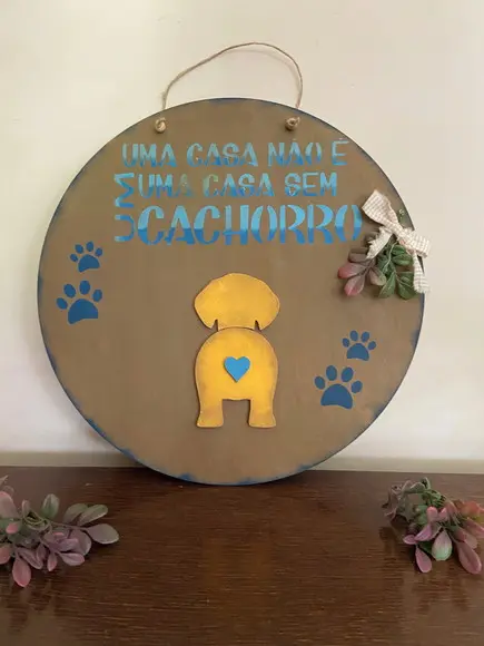 Placa Decorativa Pet / Cachorro