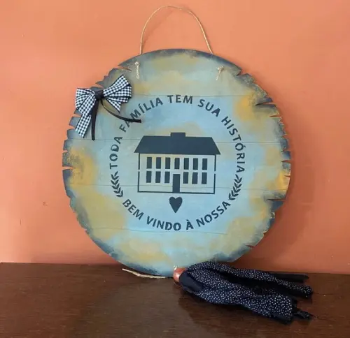 Placa Decorativa para Porta