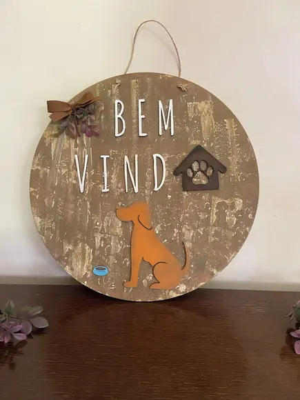 Placa Decorativa Pet / Cachorro