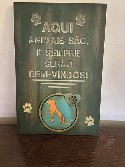Placa Decorativa Pets