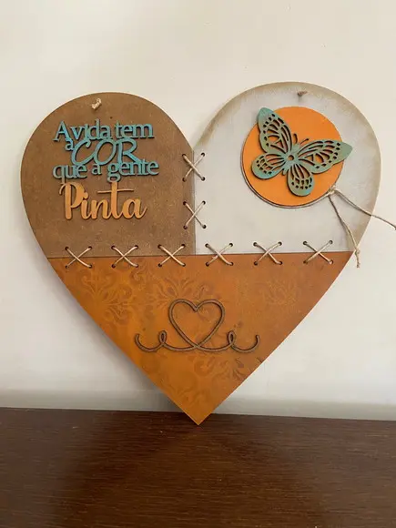 Placa Decorativa Rústica