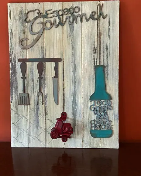 Placa Espaço Gourmet