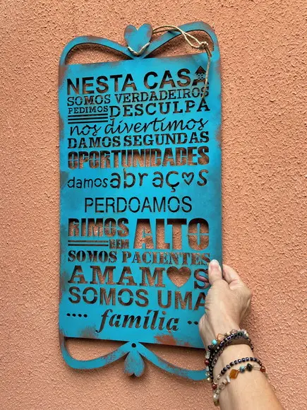 Placa Família