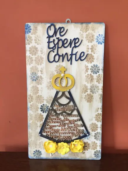 Placa Nossa Senhora Aparecida Baby