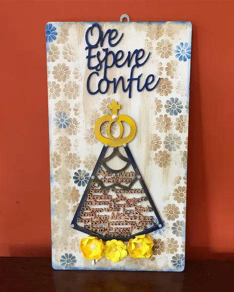 Placa Nossa Senhora Aparecida Baby
