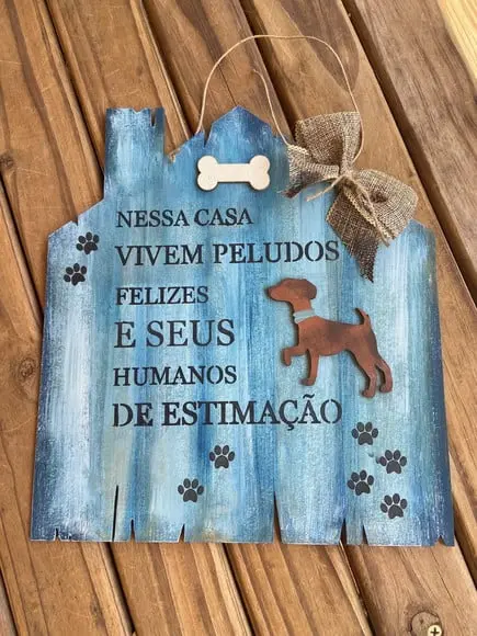 Placa Pet para Porta de Entrada