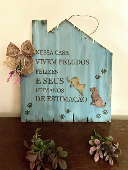 Placa Pet para Porta de Entrada