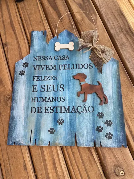 Placa Pet para Porta de Entrada