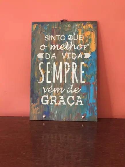 Placas Decorativas com Frases