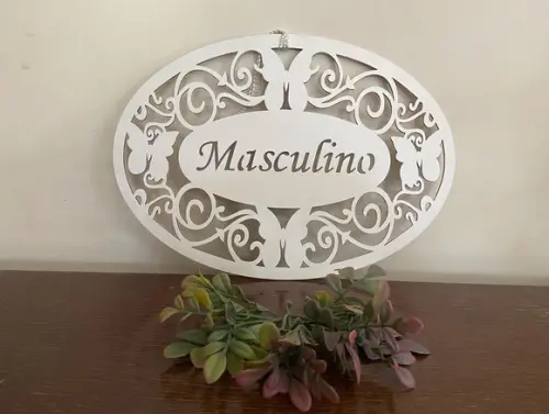 Placas Masculino / Feminino Banheiro