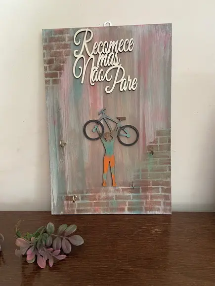 Porta Chaves Amo Bicicletas
