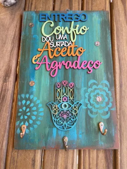 Porta Chaves de Parede mdf