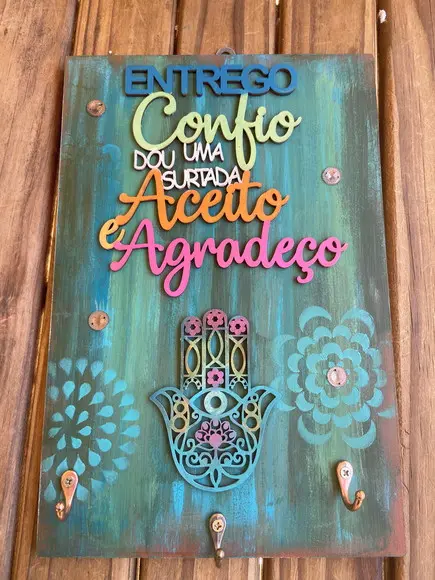 Porta Chaves de Parede mdf
