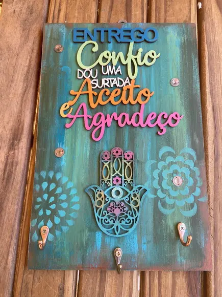 Porta Chaves de Parede mdf