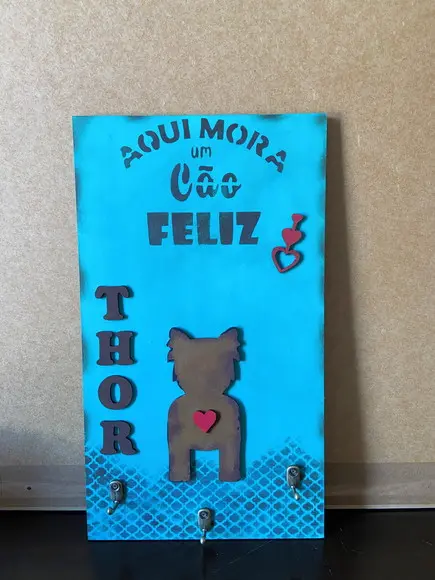 Porta Coleira Personalizado