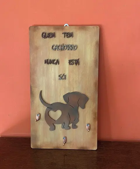 Porta Coleiras Cachorro
