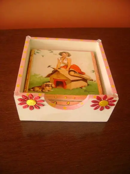 Porta Copos Pin-ups