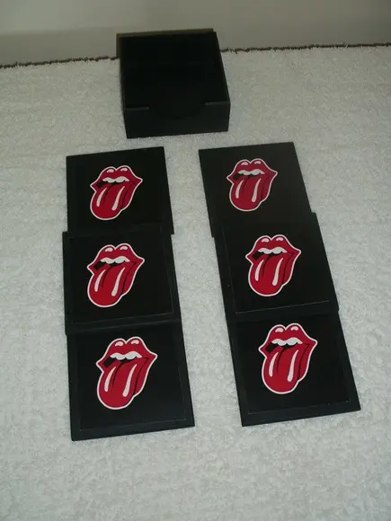 Porta Copos Roling Stones