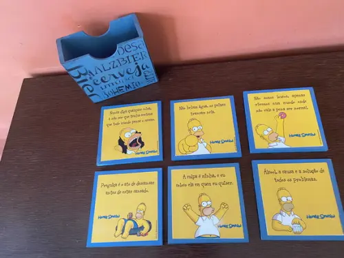 Porta Copos Simpsons e Cervejas