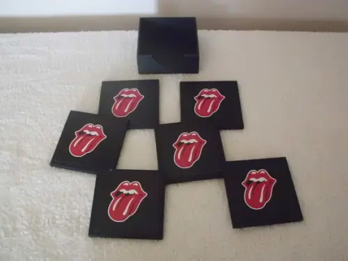 Porta Copos Roling Stones