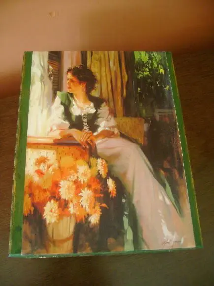 Porta Maquiagem Mulher e flores