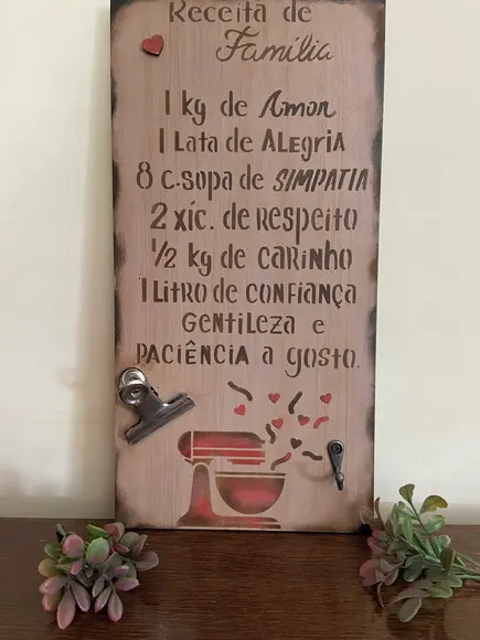 Porta Pano Prato Família