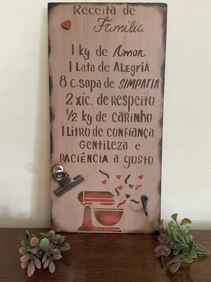 Porta Pano Prato Família