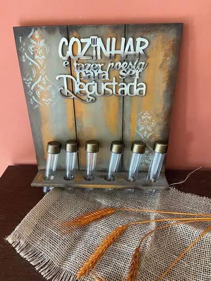 Porta Temperos de Parede