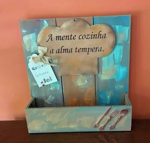 Porta Temperos de Parede