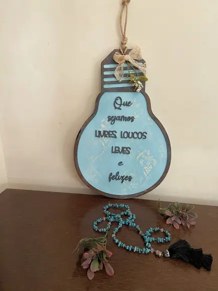 Quadro Decorativo com Frase Motivacional