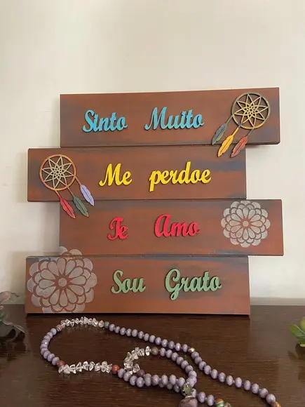 Quadro Hooponopono no Pallets